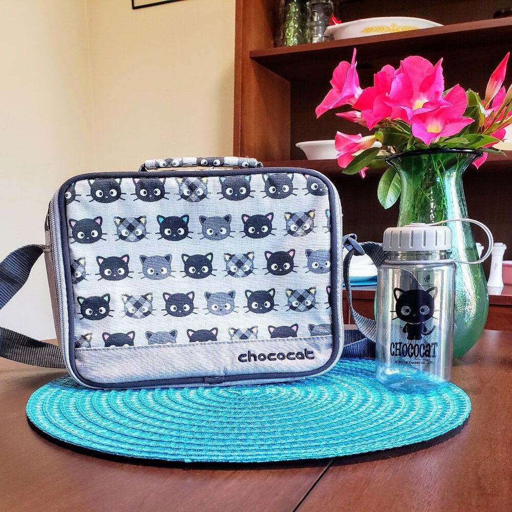 Vintage Chococat Insulated Lunch Box & Drink Holder